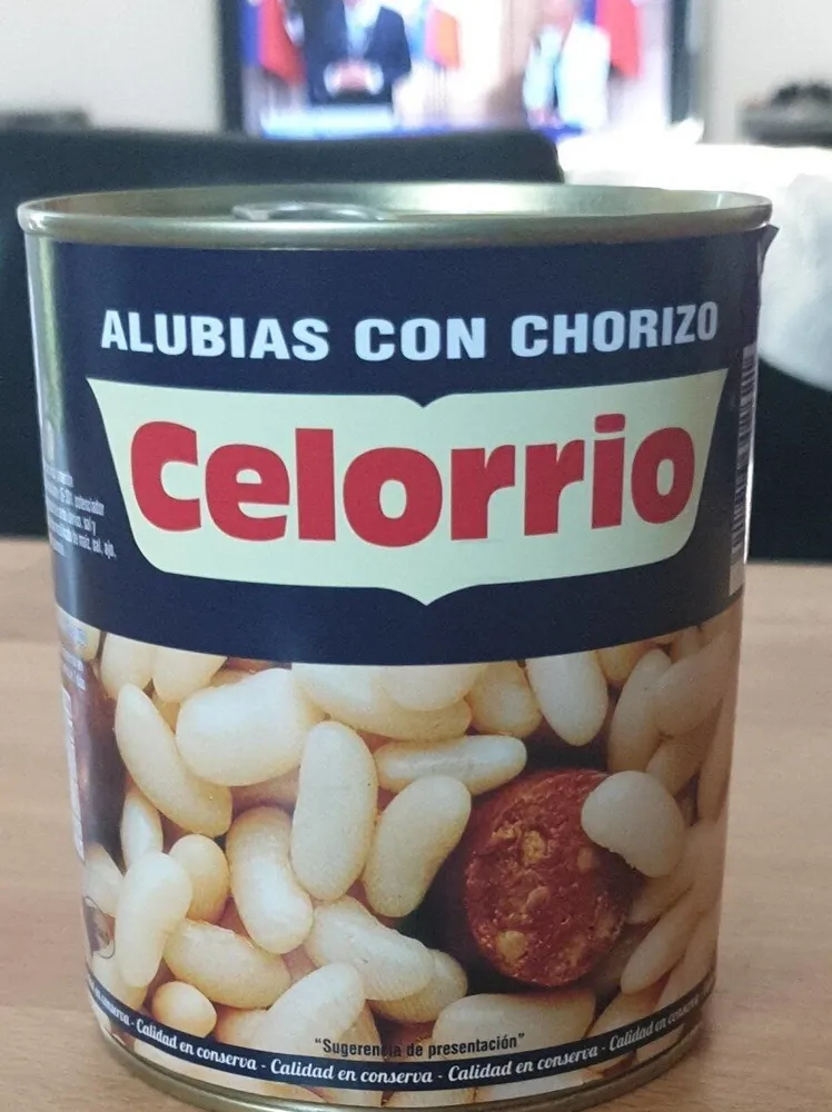 Alubias con chorizp