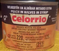 Melocotón en almíbar
