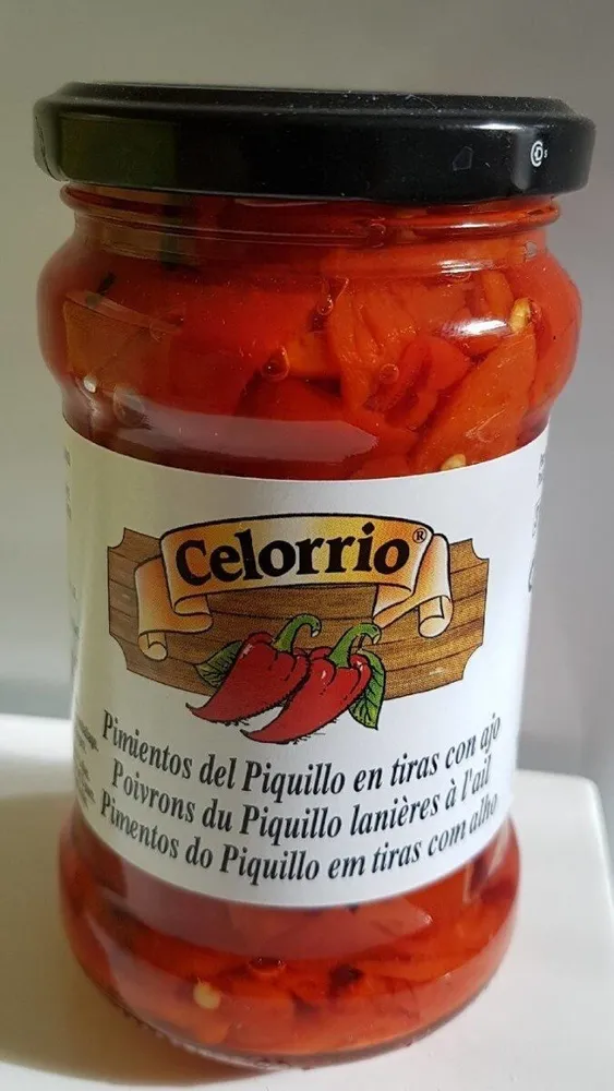 Poivrons du Piquillo lanières à l'ail