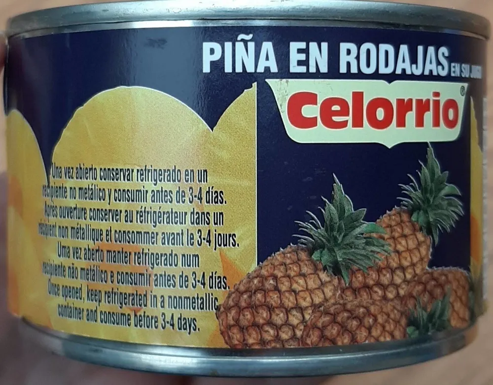 Piña en rodajas