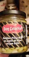 Habitas Fritas baby en aceite de oliva virgen extra