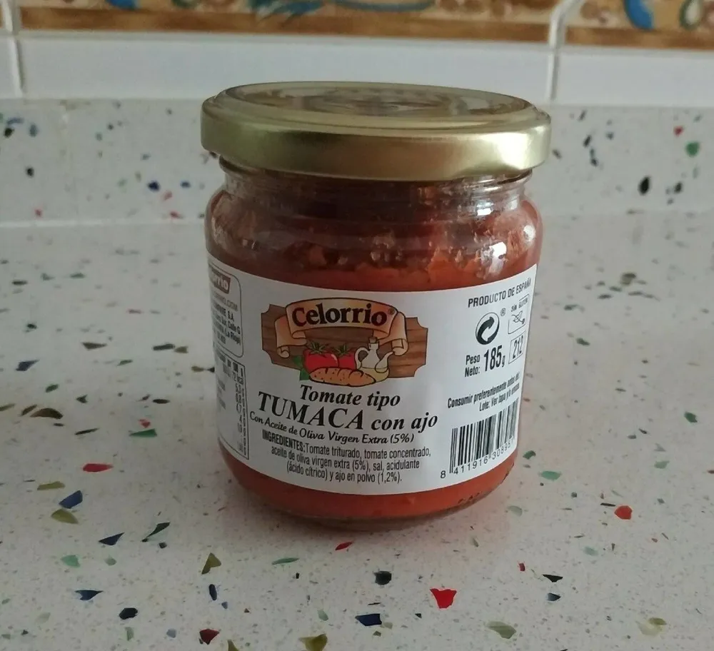 Tomate tipo TUMACA con ajo