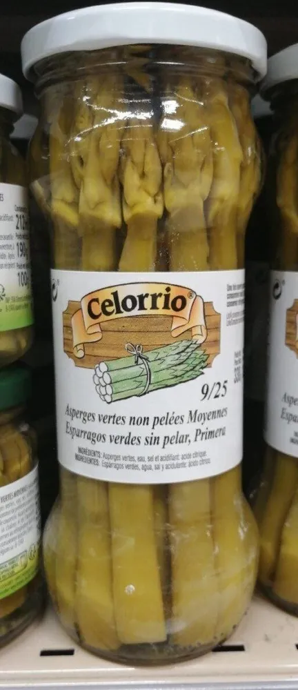Asperges vertes non pelées Moyennes