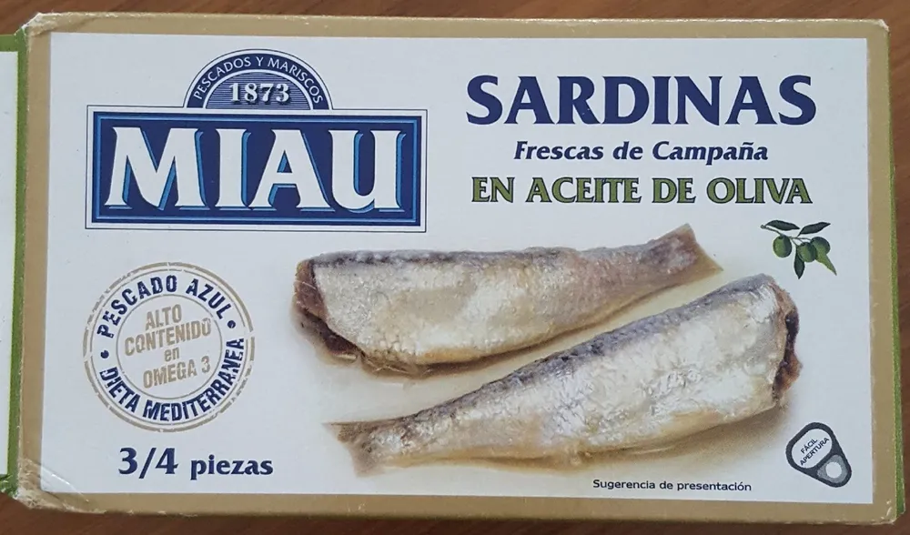 Sardines en aceite de oliva