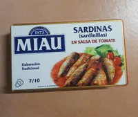 Sardinas en salsa de tomate