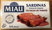 Sardinas en tomate