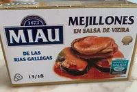 Mejillones en salsa de vieira
