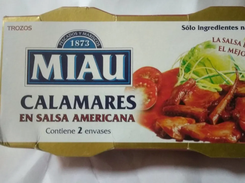 Calamares en salsa americana