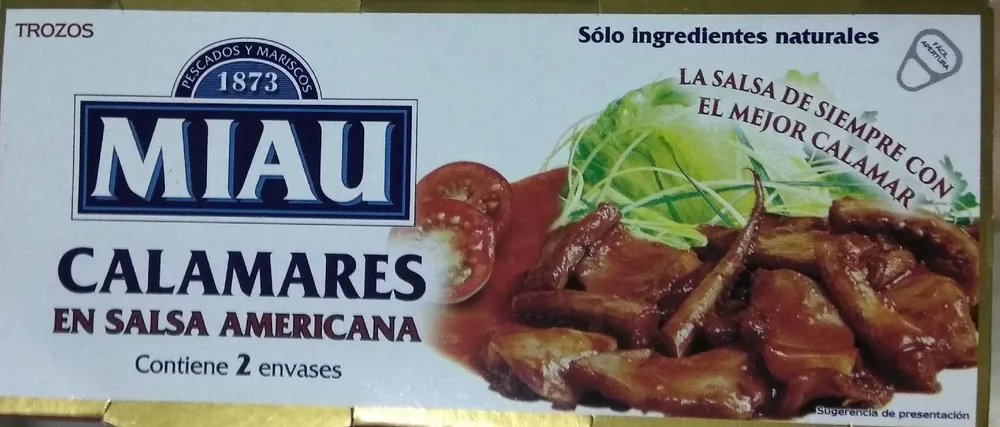 Calamares en salsa americana