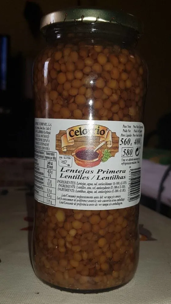 Lentejas primera