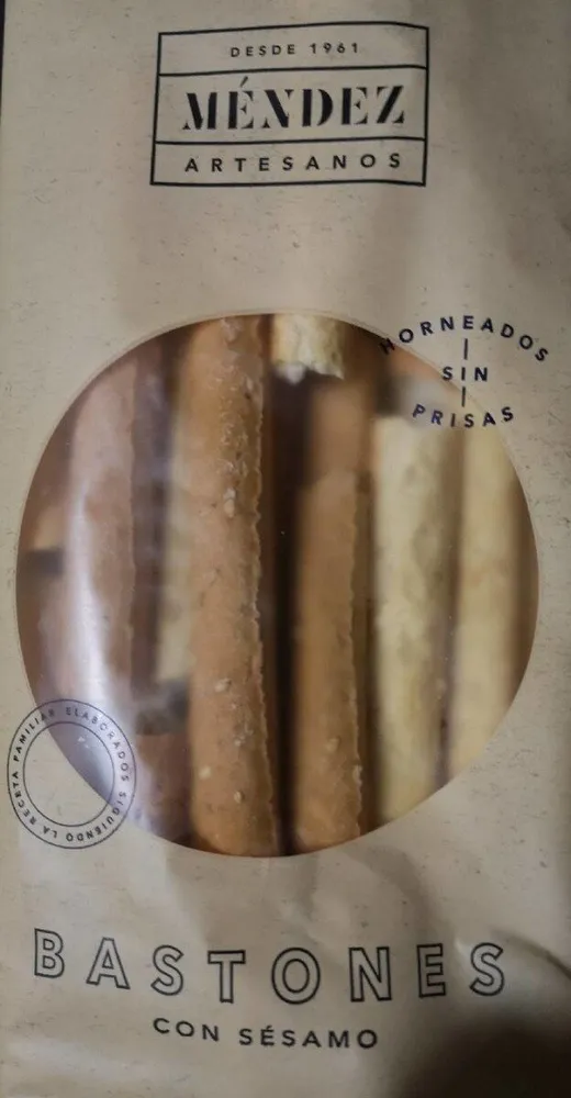 Bastones con sésamo