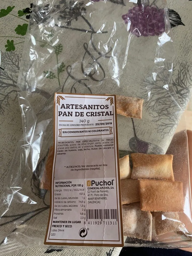 Artesanitos pan de cristal