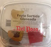 Fruta surtida glaseada
