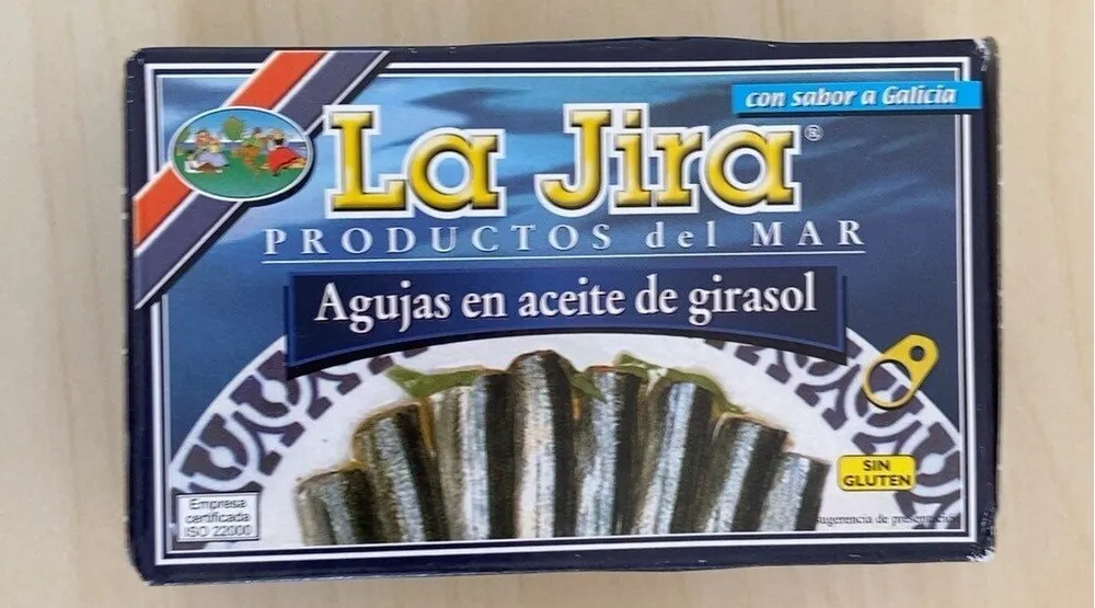 Agujas en aceite de girasol