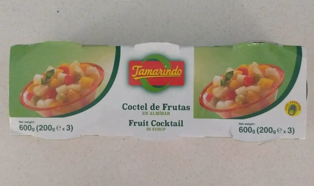 Cóctel de Frutas en Almíbar