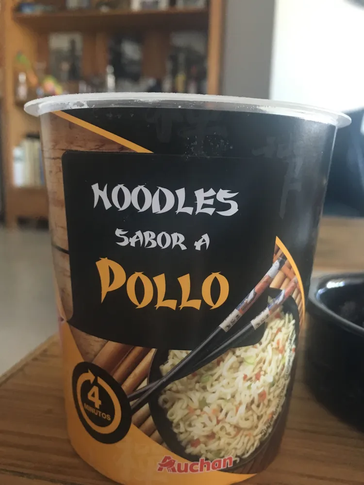Noodles sabor a pollo