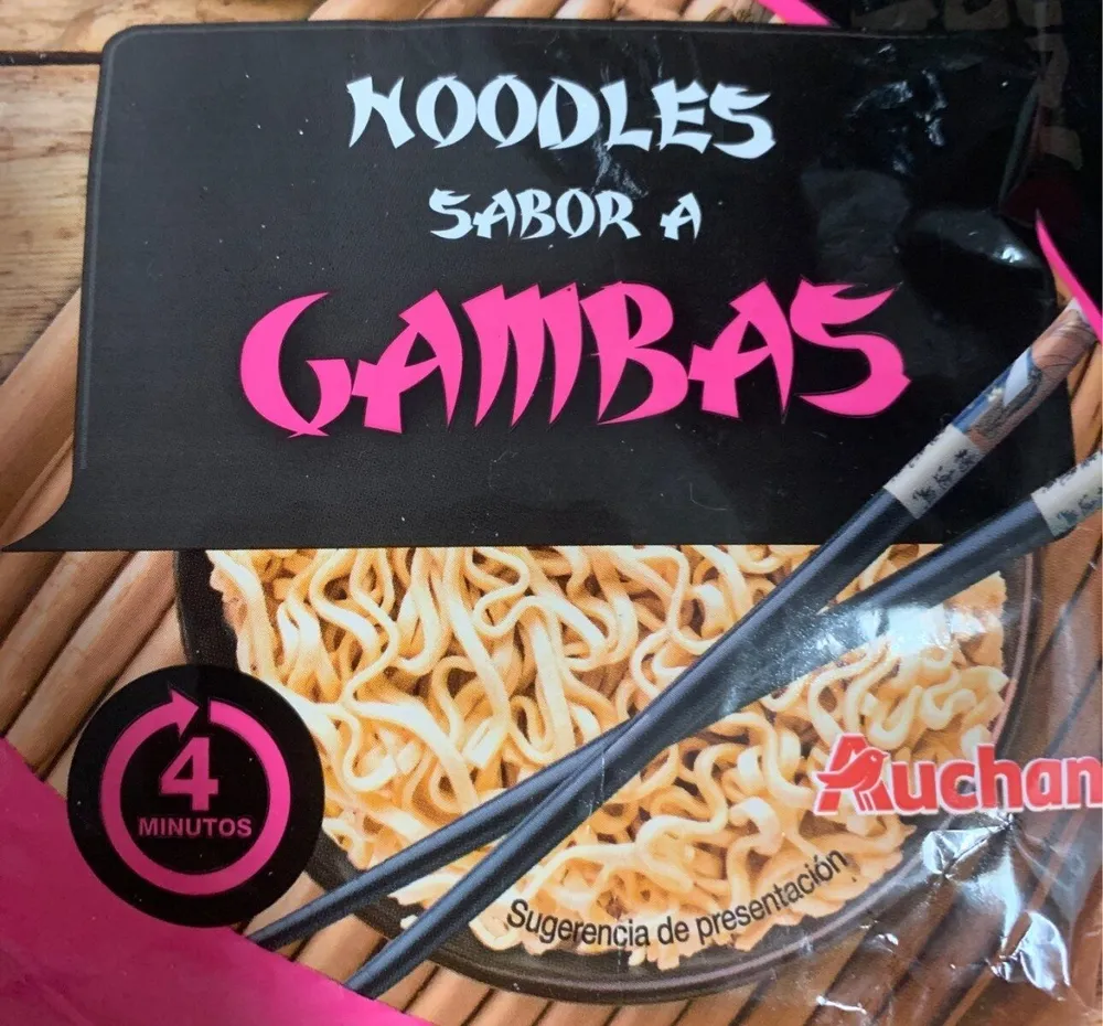 Noodles sabor a gambas