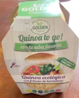 Quinoa ecologica con fritada de hortalizas