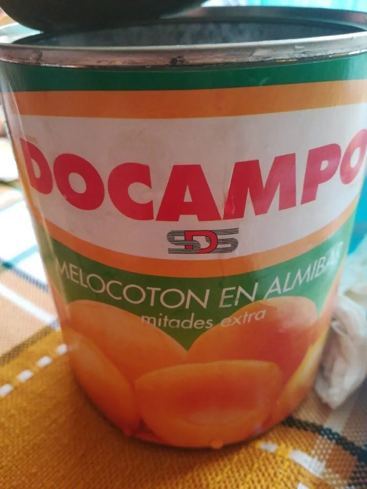 Melocotón en almíbar