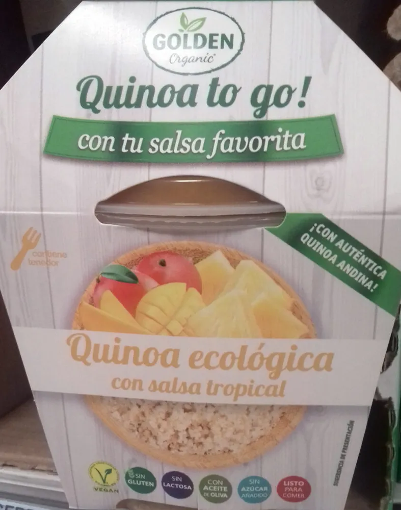 Quinoa ecológica con salsa tropical