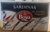 Sardinas en aceite vegetal picantes