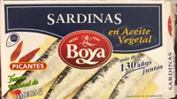 Sardynki Boya W Oleju Roslinnym Pikantne 115G