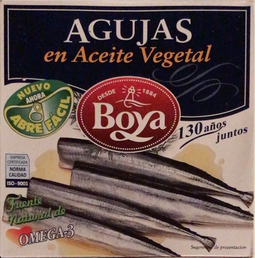 Agujas en Aceite Vegetal