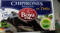 Chipirones rellenos en tinta