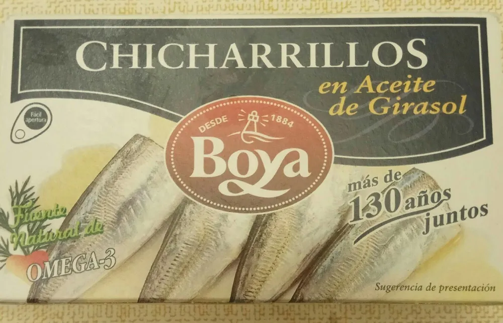 Chicharitos en aceite de girasol