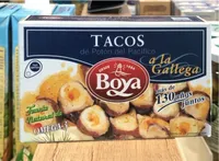 Tacos de potón del pacífico a la gallega