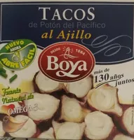 Tacos de piton del pacifico al ajillo