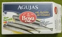 Agujas en aceite de girasol