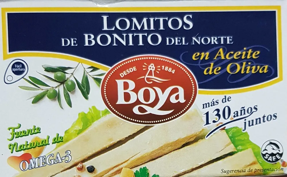 Lomitos de bonito del norte en aceite de oliva