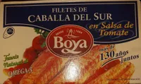 Filetes de caballa del sur en salsa de tomate