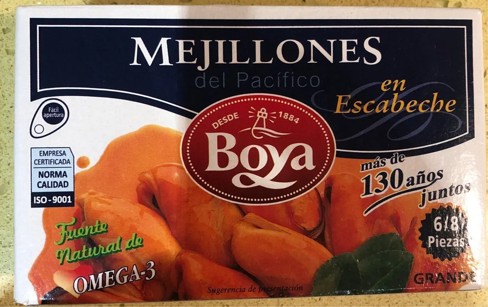 Mejillones del pacifico