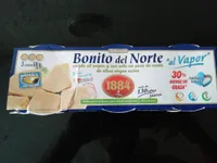 Bonito del norte al vapor