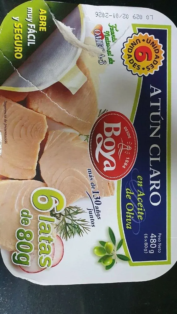 Atún claro en aceite de oliva