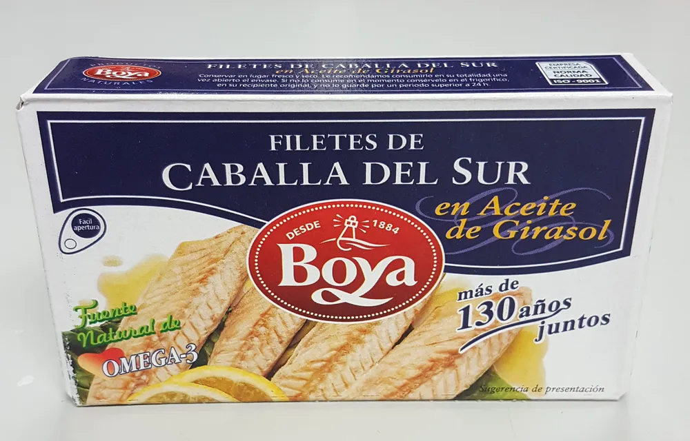 Filetes de caballa del sur