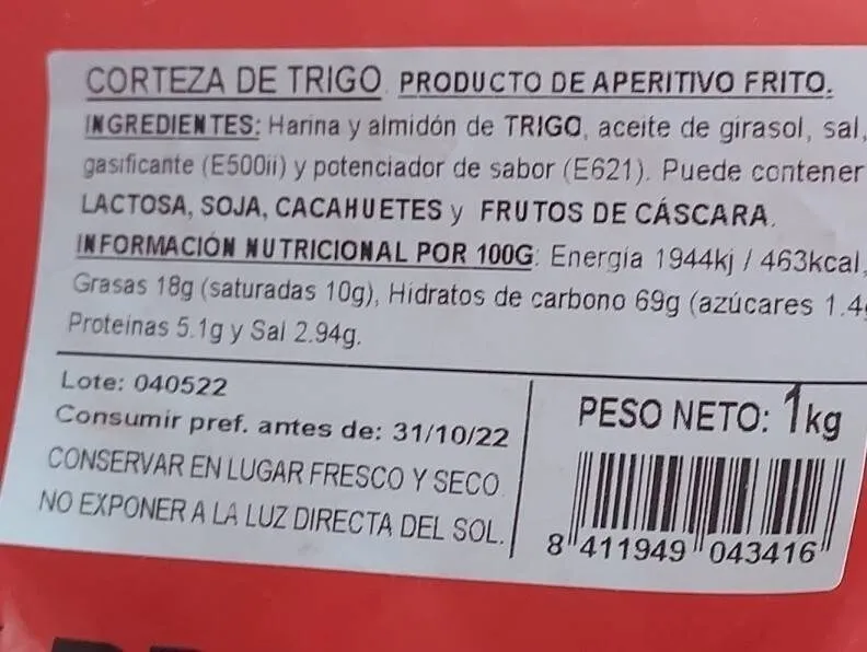 Corteza de trigo