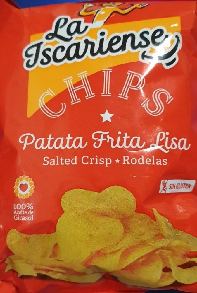 Chips patata frita lisa