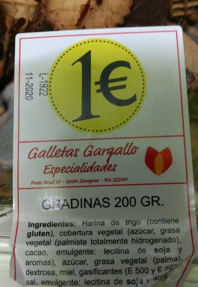 GALLETAS GRADINAS