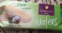 Wafers sabor coco con fructosa