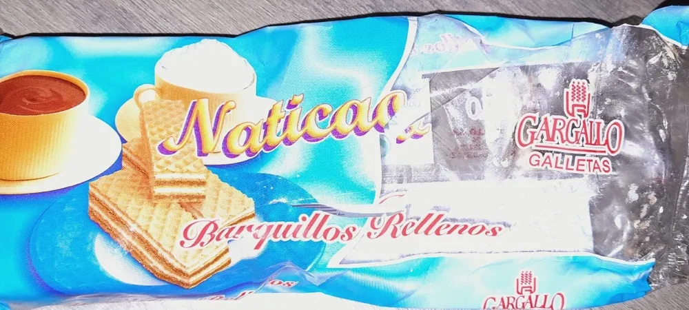 Barquillo relleno