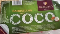 Barquillos sabor coco