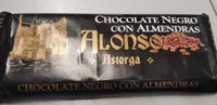 Chocolate negro con almendras