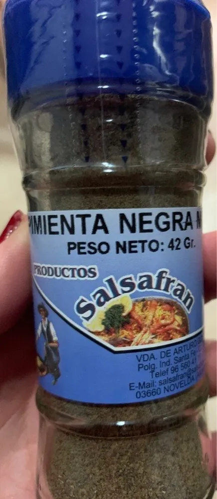 Pimienta negra molida