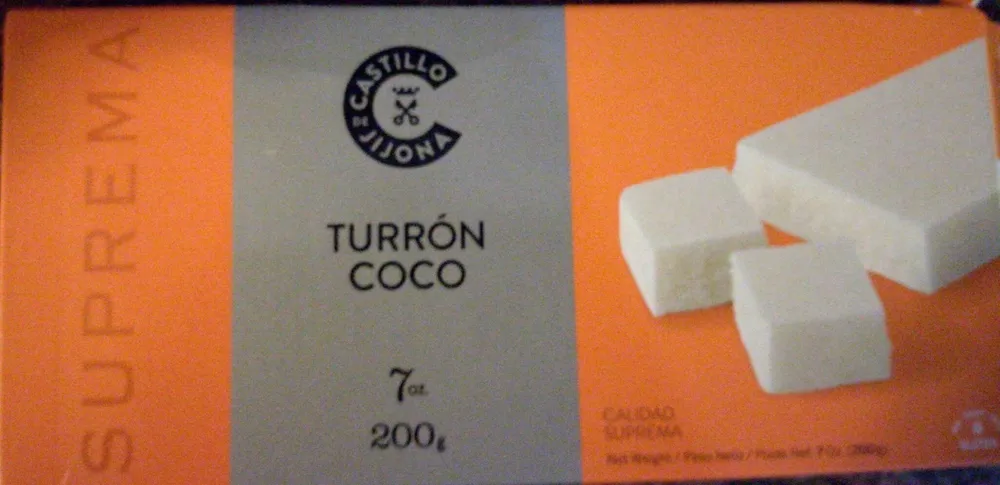 Turrón coco