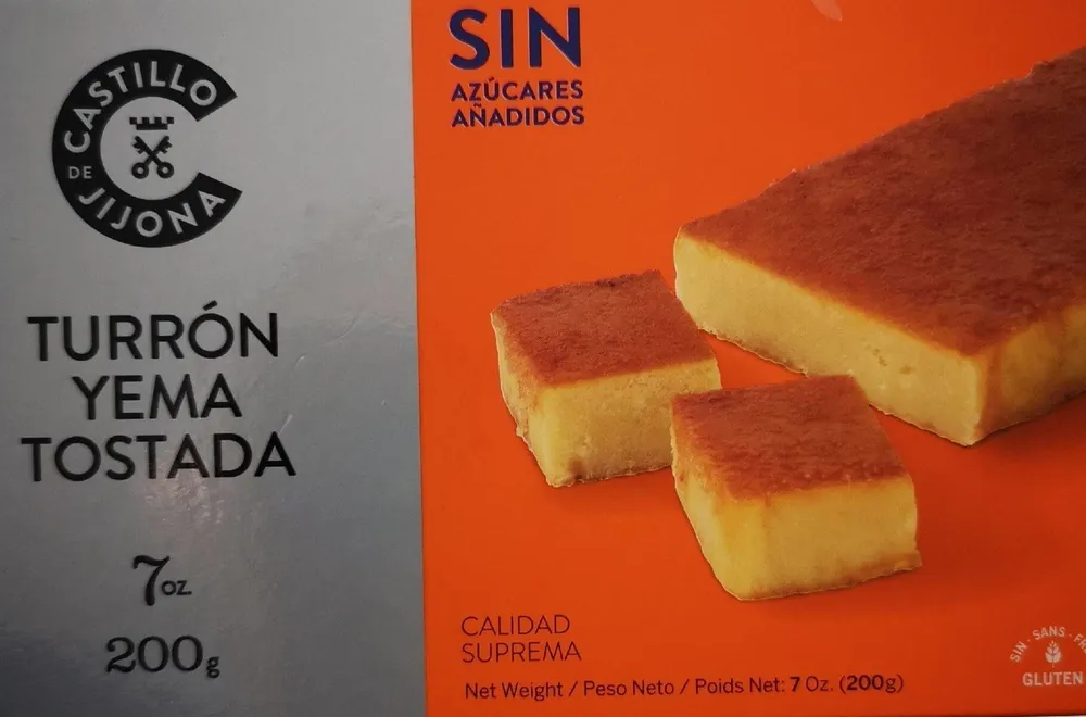 Turrón yema tostada
