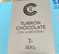 Turron Chocolate con almendras