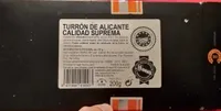 Turrón de Alicante Calidad Suprema